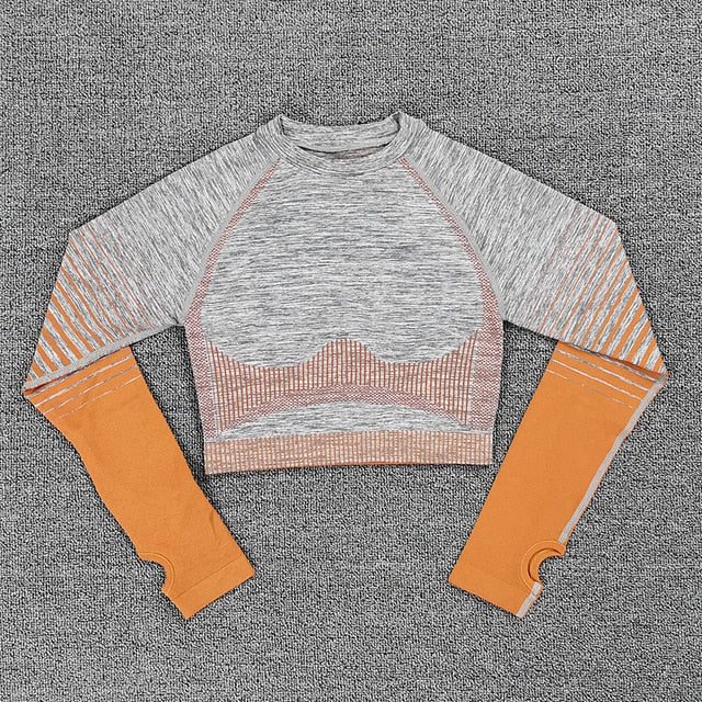 Crop Top Leggings Gym Sets