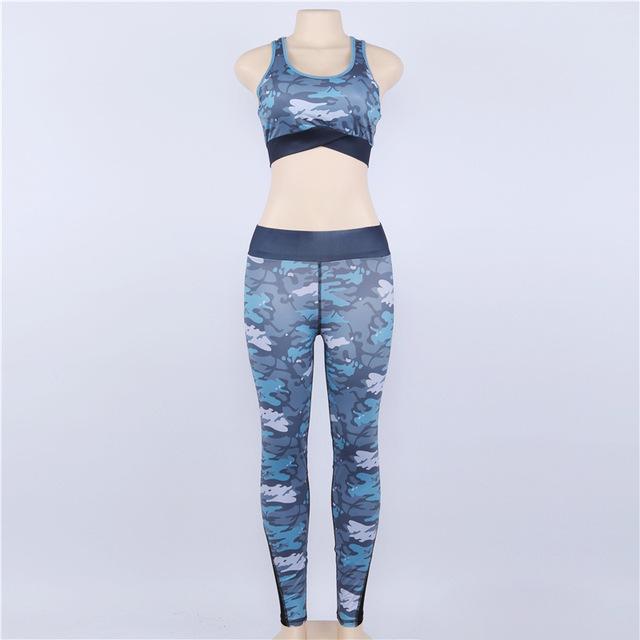 Sport Suit Print Fitness Suit