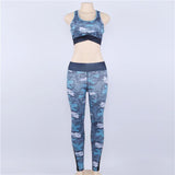 Sport Suit Print Fitness Suit