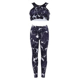 Sport Suit Print Fitness Suit