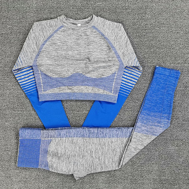 Crop Top Leggings Gym Sets