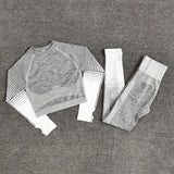Crop Top Leggings Gym Sets