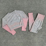 Crop Top Leggings Gym Sets