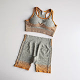 Crop Top Leggings Gym Sets
