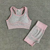 Crop Top Leggings Gym Sets