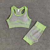Crop Top Leggings Gym Sets
